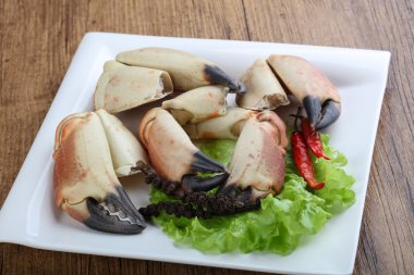 Taze deniz ürünleri Yengeç pençeleri