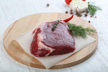 çiğ antrikot biftek