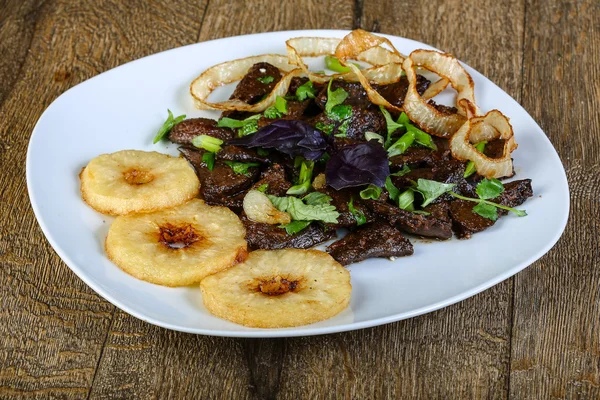 Delicious Grilled liver — Stock Photo, Image