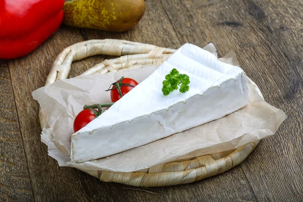 Triangolo Brie formaggio — Foto Stock