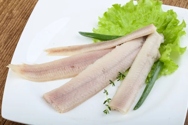 Eel fillet smoked — Stock Photo, Image