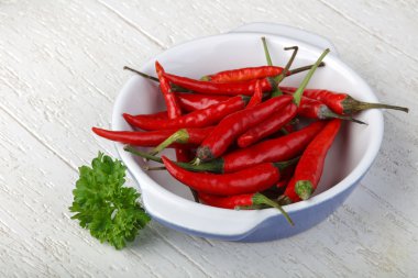 Kırmızı acı biber.