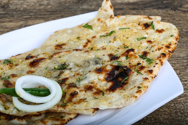 Pan de Naan indio — Foto de Stock