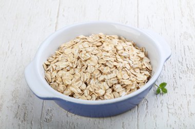 Yulaf yemek pişirmek için hazır