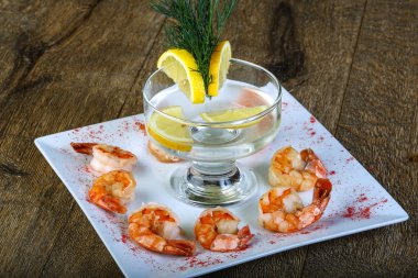 Lezzetli kaplan karides