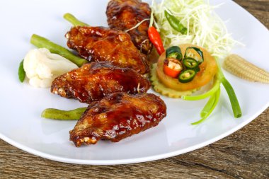 Teriyaki tavuk kanadı