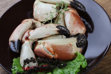 Taze deniz ürünleri Yengeç pençeleri