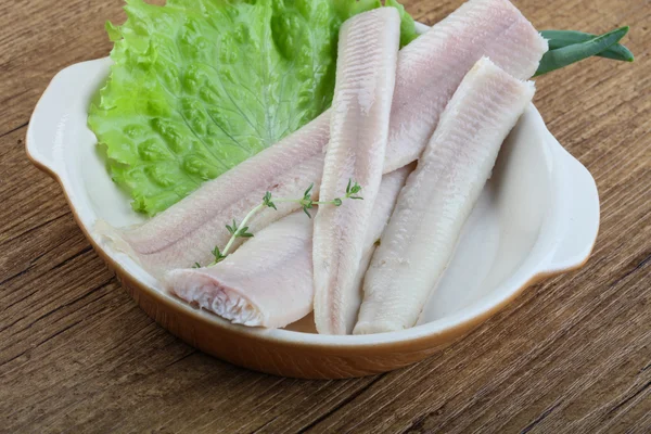 Eel fillet smoked — Stock Photo, Image