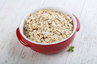 Yulaf yemek pişirmek için hazır