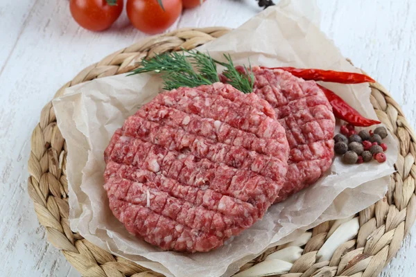 Ham burger pirzola — Stok fotoğraf