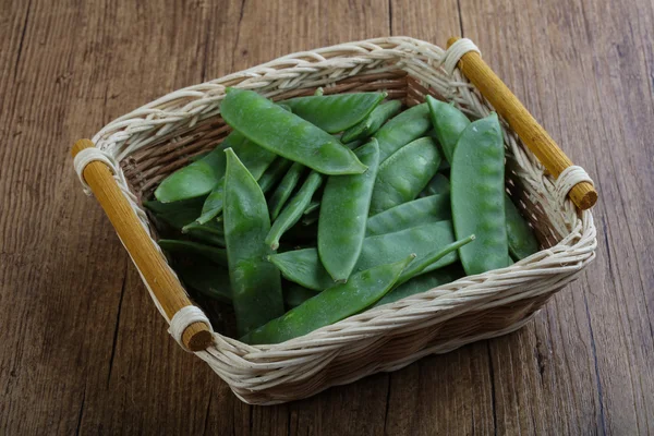 Green peas pods — Stock Photo, Image