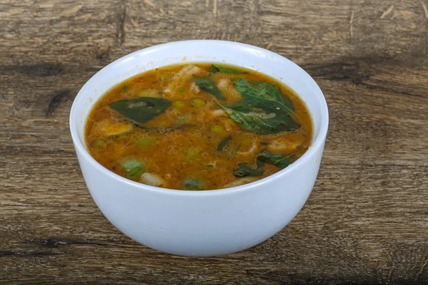 Asiatisches traditionelles grünes Curry — Stockfoto