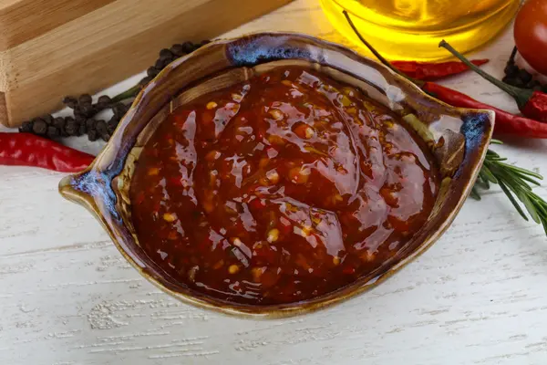 Zoetzure saus — Stockfoto