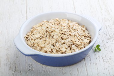 Yulaf yemek pişirmek için hazır