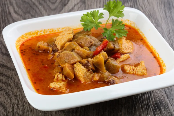 Red spicy curry
