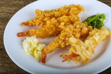 Asya karides tempura