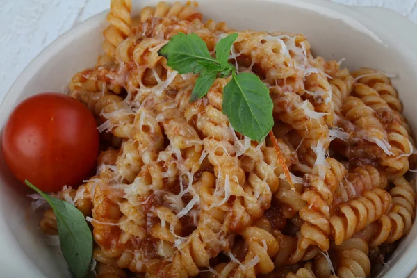 Pasta italiana boloñesa — Foto de Stock