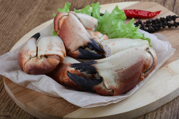 Frische Krabbenkrallen aus Meeresfrüchten — Stockfoto