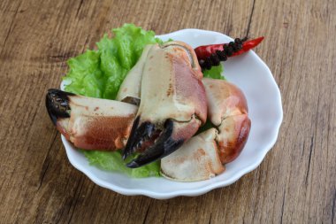 Taze deniz ürünleri Yengeç pençeleri