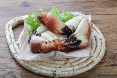 Taze deniz ürünleri Yengeç pençeleri