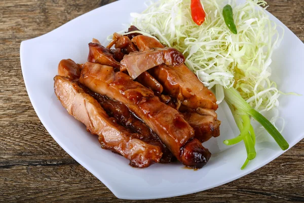 Kurczak Teriyaki pyszne — Zdjęcie stockowe