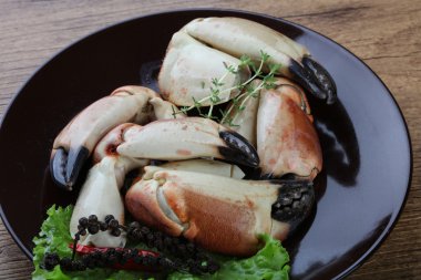 Taze deniz ürünleri Yengeç pençeleri