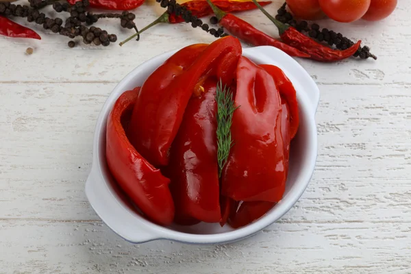 Pickled red pepper — Stock Photo, Image