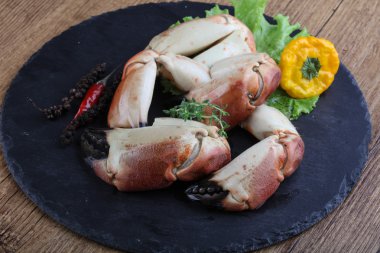 Taze deniz ürünleri Yengeç pençeleri