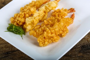 Asya karides tempura
