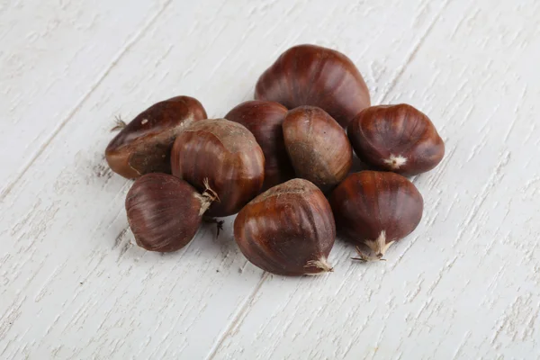 Grama de castanhas cruas — Fotografia de Stock