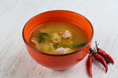 Diyet tavuk çorbası