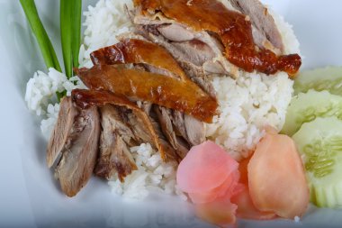 pirinç kızarmış ördek