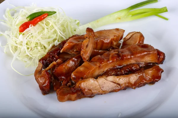 Kurczak Teriyaki pyszne — Zdjęcie stockowe