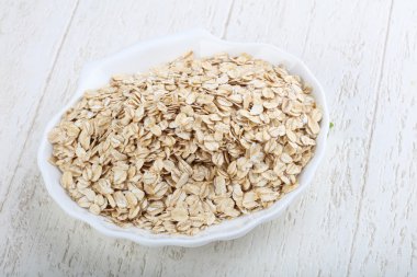 Yulaf yemek pişirmek için hazır