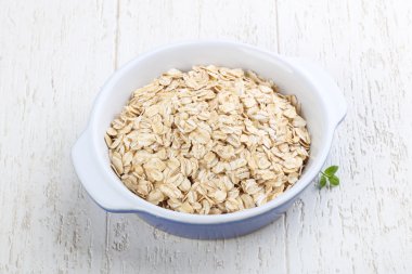 Yulaf yemek pişirmek için hazır