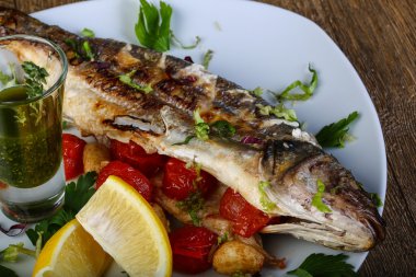 ızgara levrek balığı