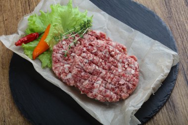 Ham burger pirzola