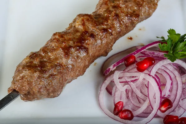 Gegrild vlees kebab — Stockfoto