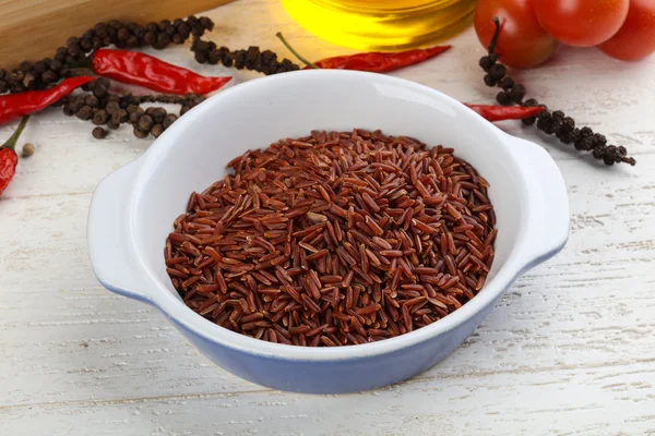 Raw bruine rijst — Stockfoto
