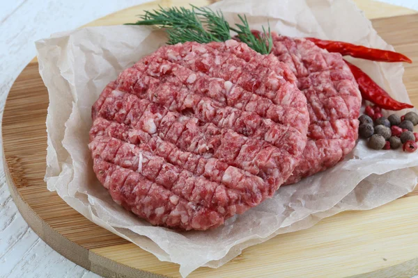 Ham burger pirzola — Stok fotoğraf