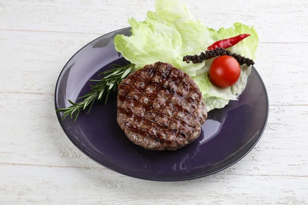 Escalope de hamburger grillé — Photo