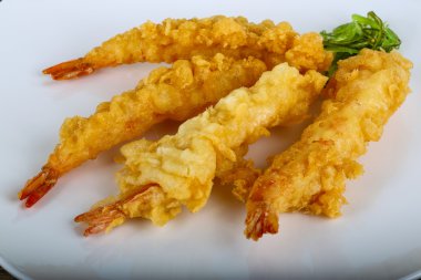 Asya karides tempura