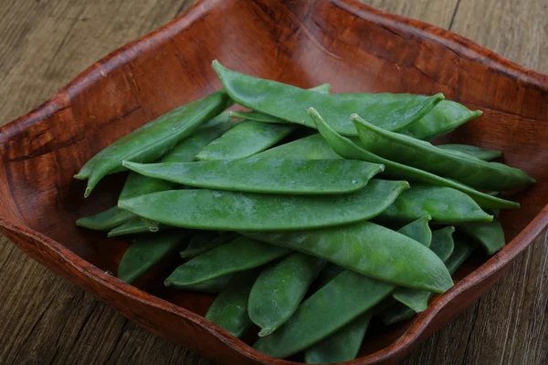 緑エンドウ豆ポッド — ストック写真