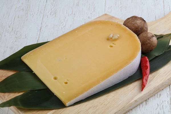 Hard yellow cheese — Stock Photo, Image