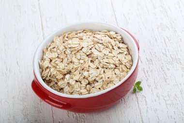 Yulaf yemek pişirmek için hazır