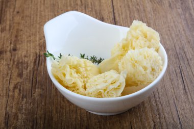 Lezzetli peynir Tete de Moin