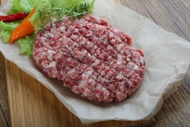 Ham burger pirzola