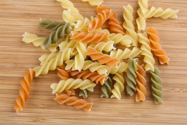 Italian pasta - fusilli — Stock Photo, Image