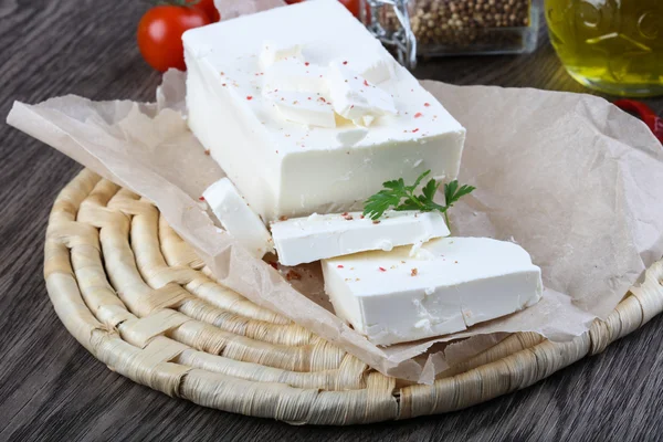 Delicious Feta cheese — Stock Photo, Image