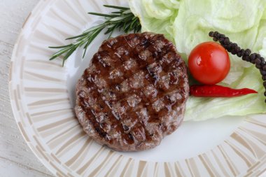 Izgara burger pirzola